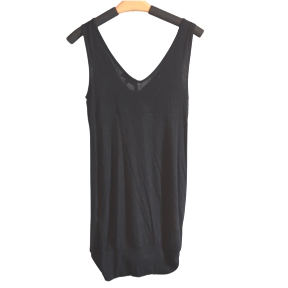 Blue Crush Little Black Dress | Size M | Sleeveless V-Neck Mini Dress - Picture 5 of 7
